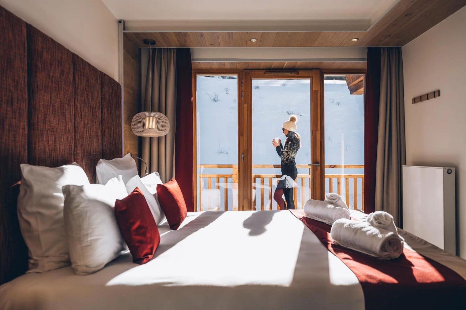 Chambre disponible pour un séminaire d'entreprise à Les Balcons Platinium Val Cenis - Lanslevillard