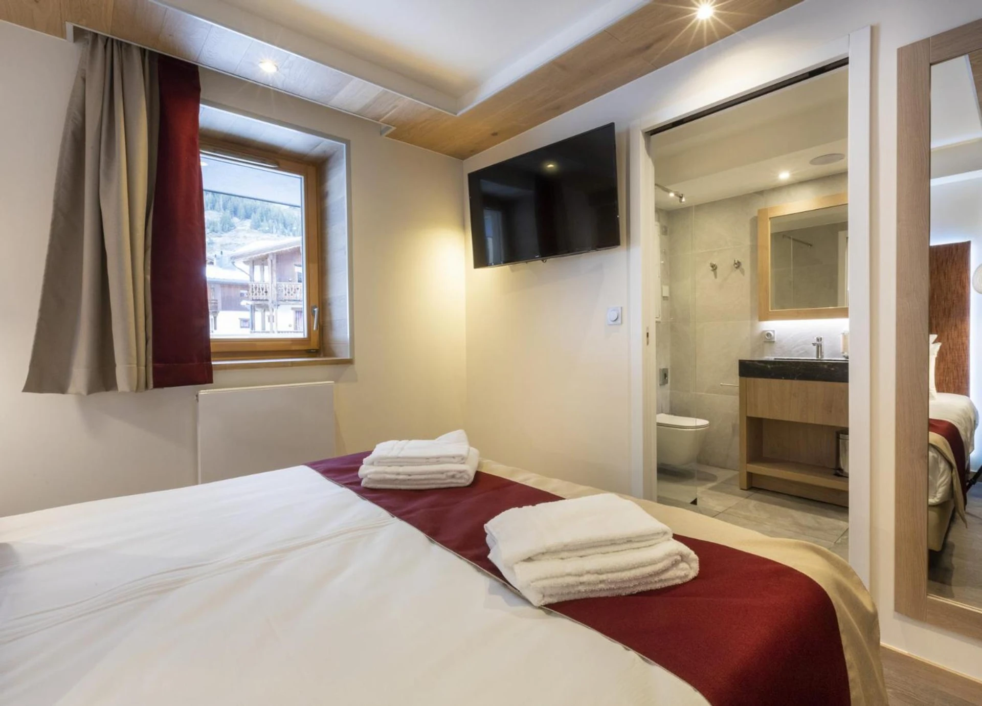 Chambre disponible pour un séminaire d'entreprise à Les Balcons Platinium Val Cenis - Lanslevillard