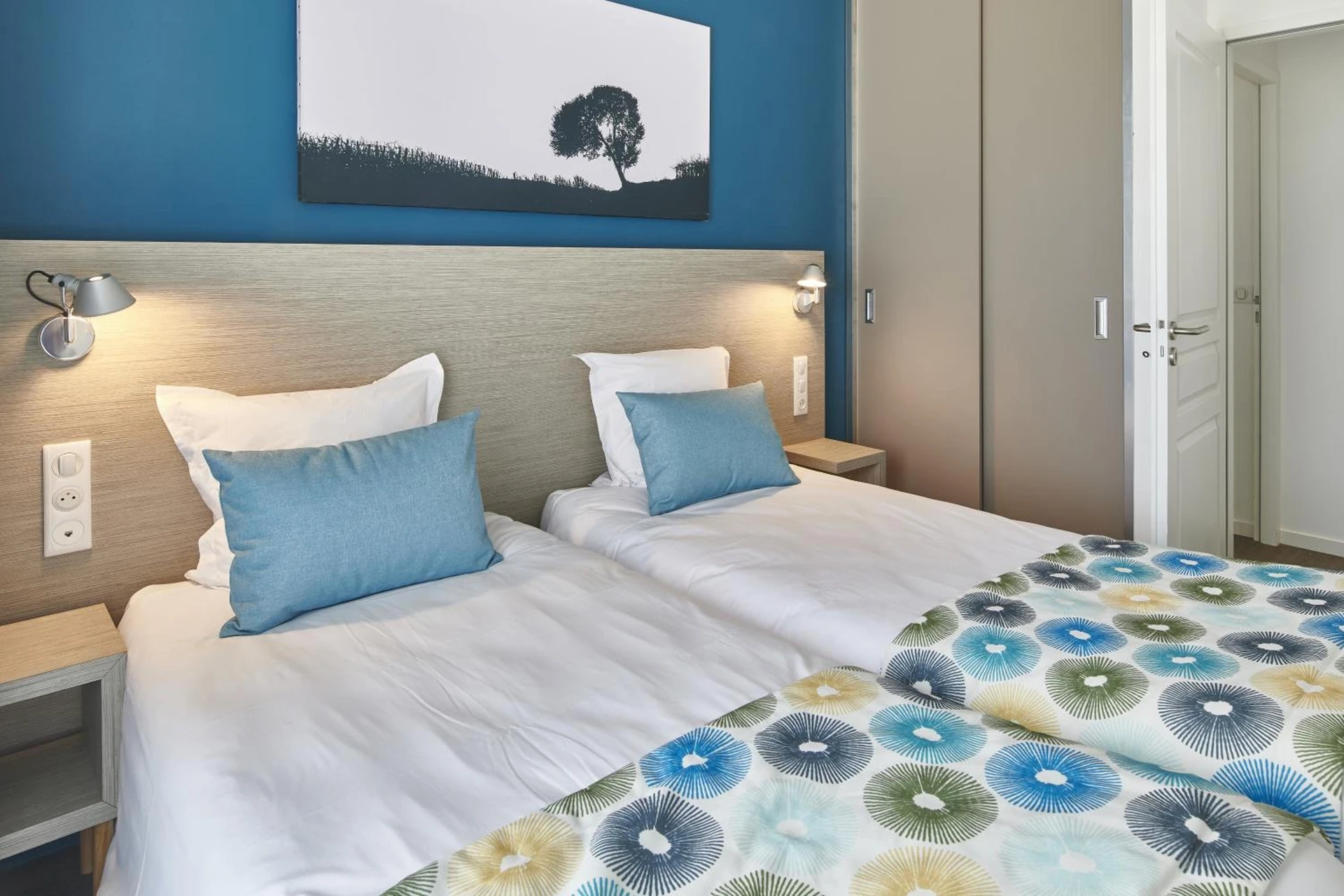 Chambre disponible pour un séminaire d'entreprise à Résidence Vacances Bleues Les Coteaux de Jonzac - Jonzac