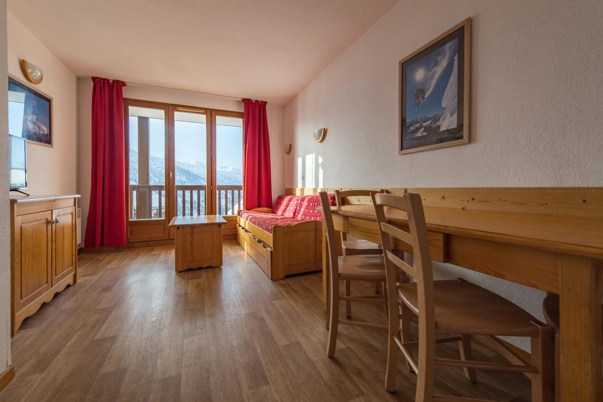 Chambre à travelski home select - Résidence Les Hauts de Valmeinier - Organiser un séminaire d'entreprise à Valmeinier