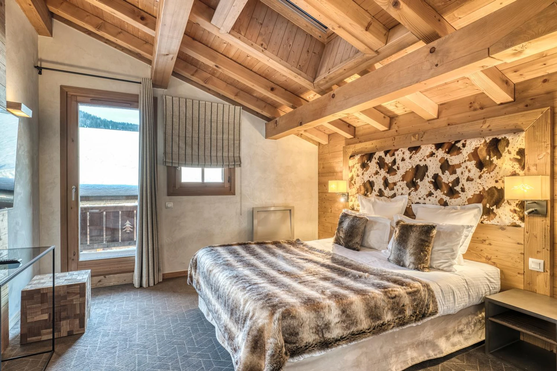 Chambre disponible pour un séminaire d'entreprise à Les Loges Blanches Megève - Megève