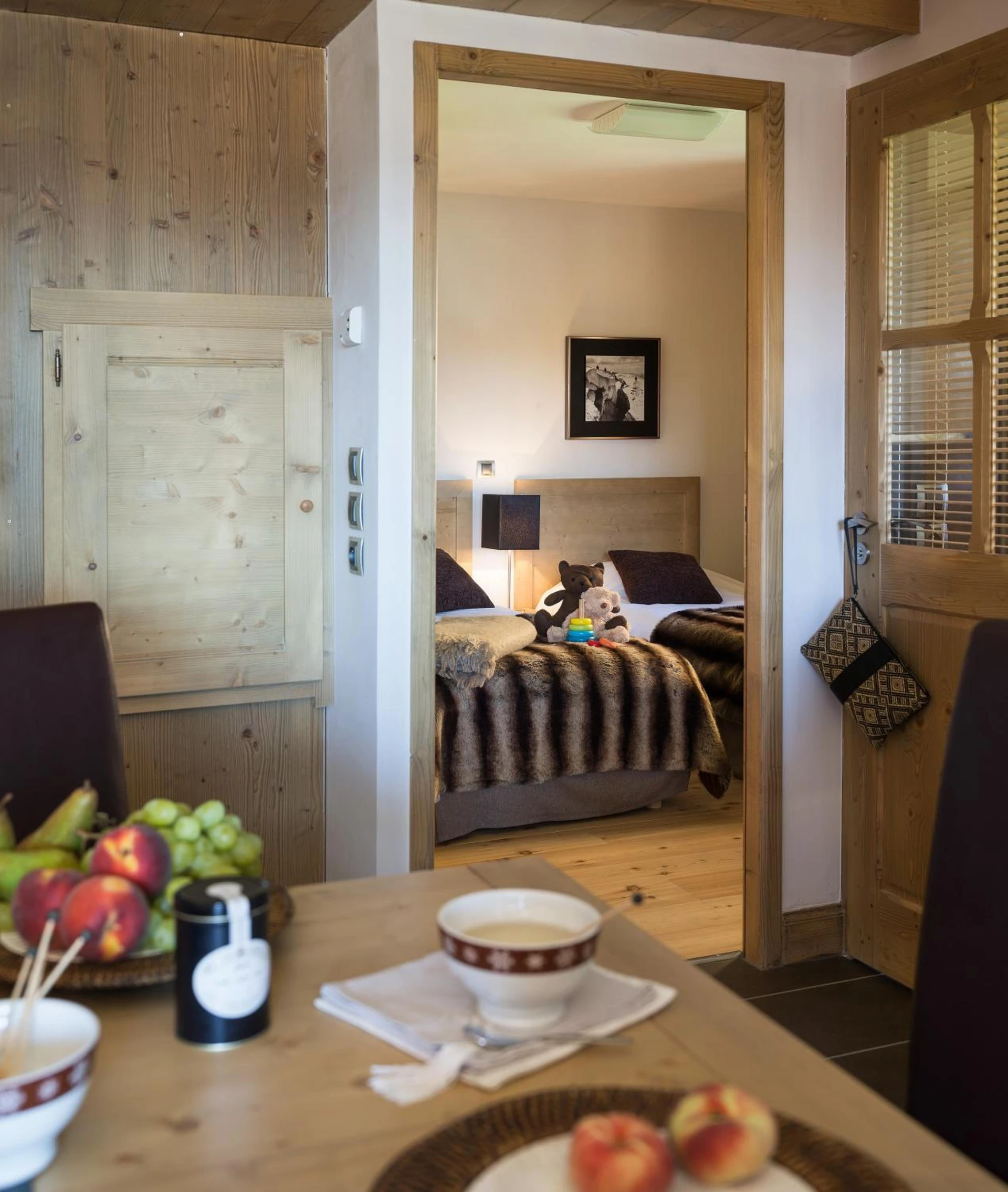Chambre disponible pour un séminaire d'entreprise à CGH Résidences & Spas Chalet Les Marmottons - La Rosière