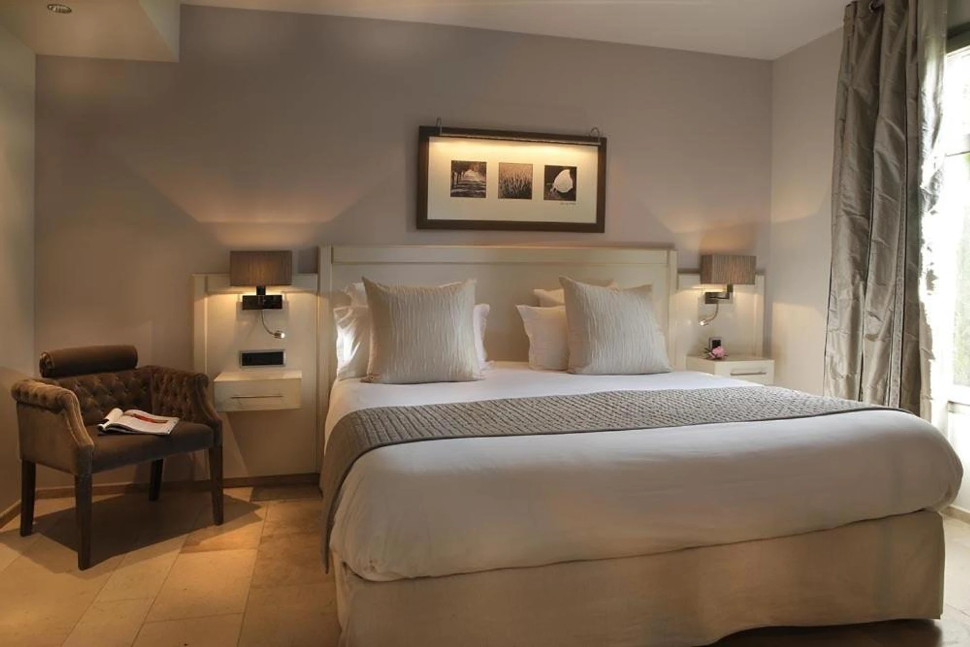 Chambre disponible pour un séminaire d'entreprise à Résidence Hôtelière 4 étoiles Les Mas du Grand Vallon - Mougins