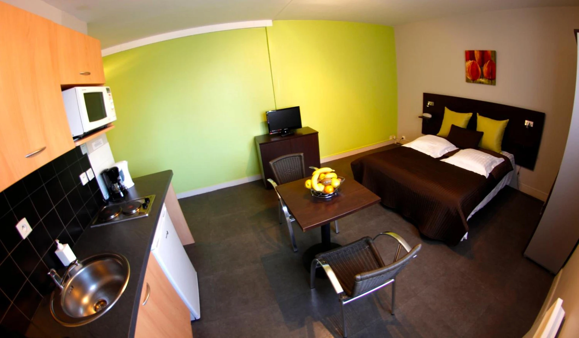 Chambre disponible pour un séminaire d'entreprise à Appart'hotel Les Palatines - Saint-Étienne