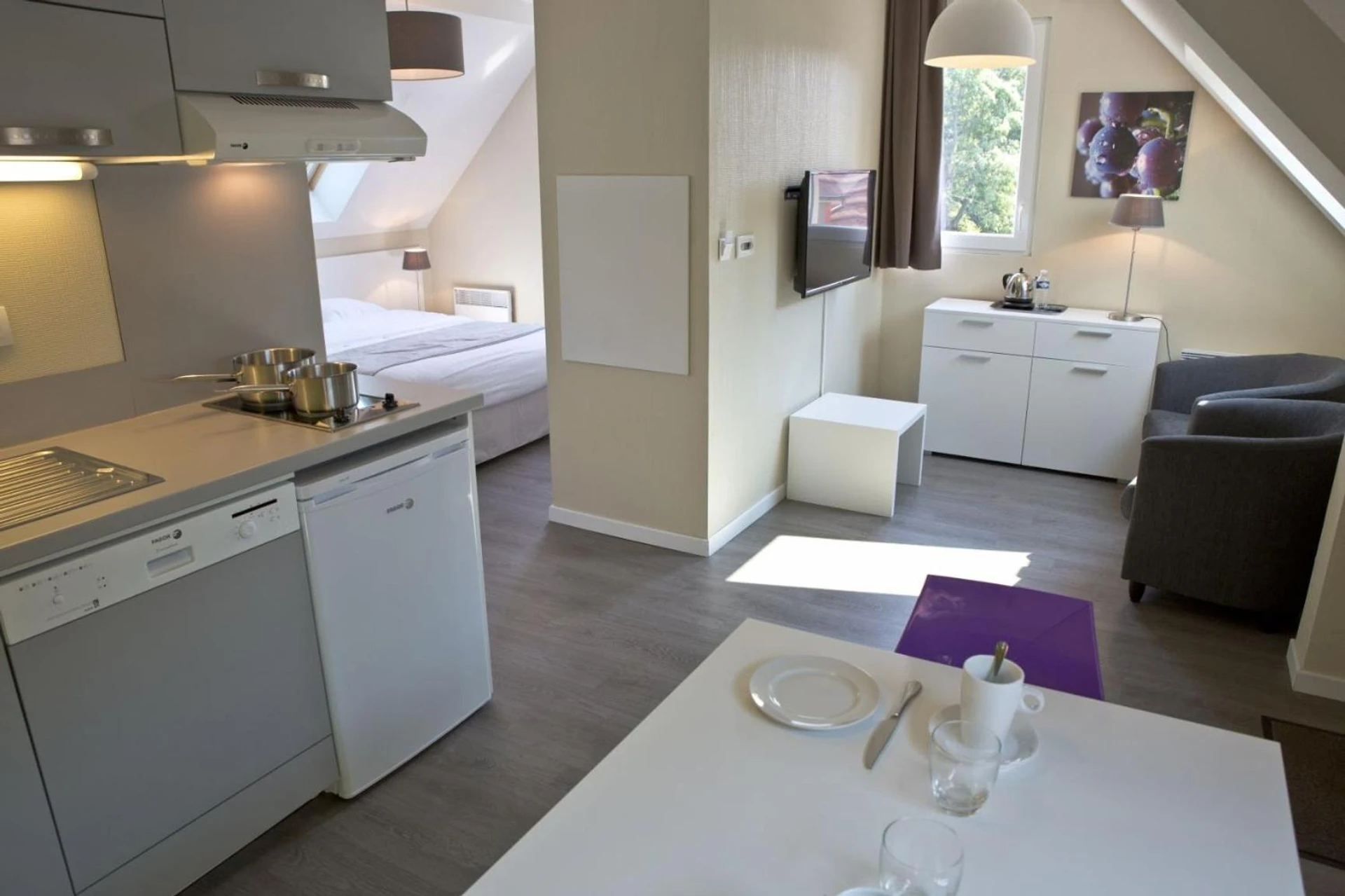 Chambre disponible pour un séminaire d'entreprise à Résidence Les Rives de la Fecht - Colmar Ouest - Ingersheim