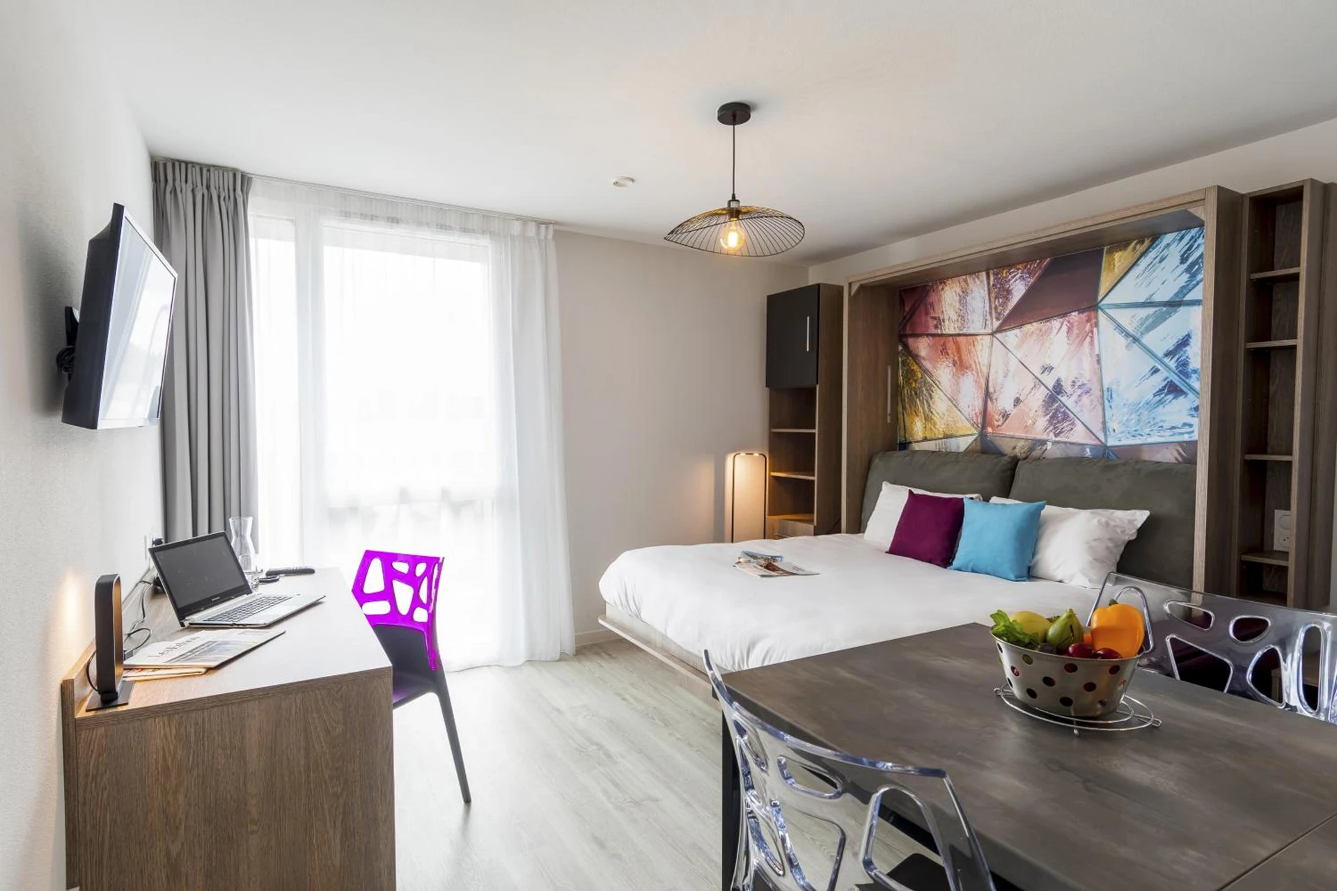 Chambre disponible pour un séminaire d'entreprise à Appart-Hôtel Mer & Golf City Bordeaux Lac - Bordeaux