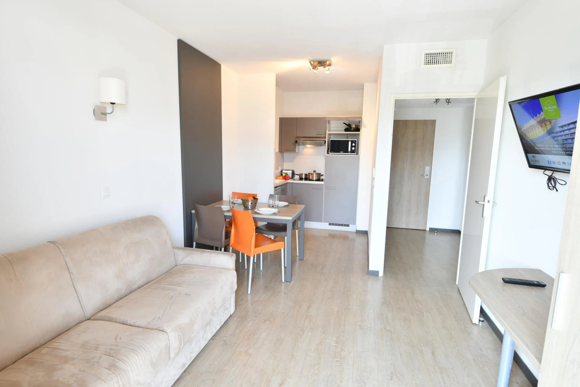 Chambre disponible pour un séminaire d'entreprise à Appart-Hôtel Mer & Golf City Bordeaux - Bruges - Bruges