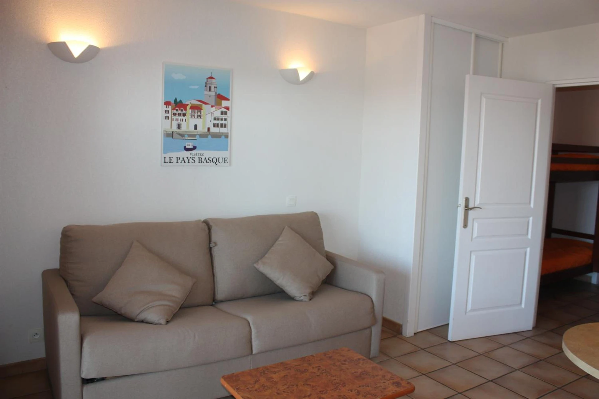 Chambre disponible pour un séminaire d'entreprise à Résidence Mer & Golf Soko-Eder - Ciboure