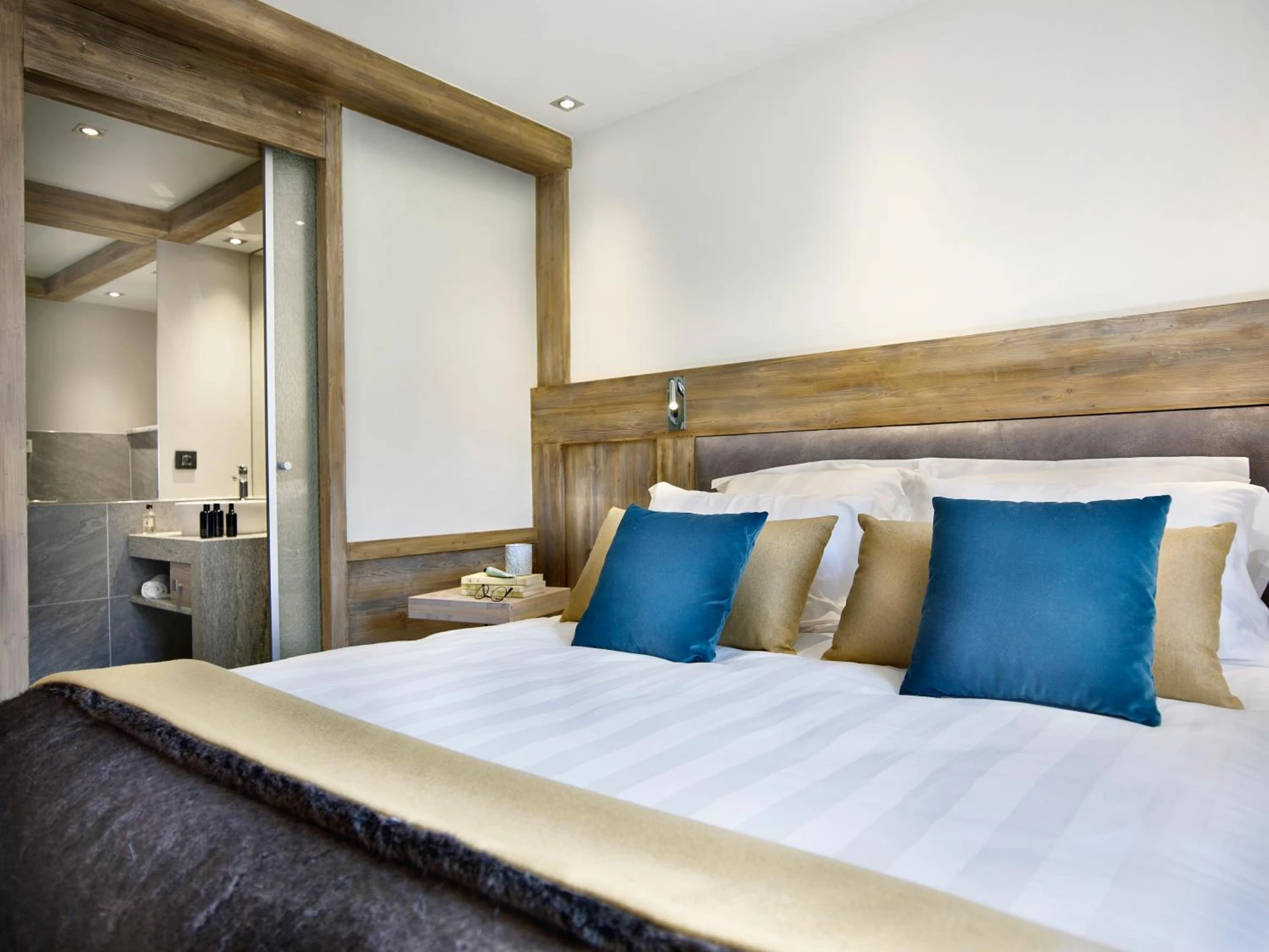 Chambre disponible pour un séminaire d'entreprise à MGM Hôtels & Résidences - Résidence Chalets Laska - Les Contamines-Montjoie