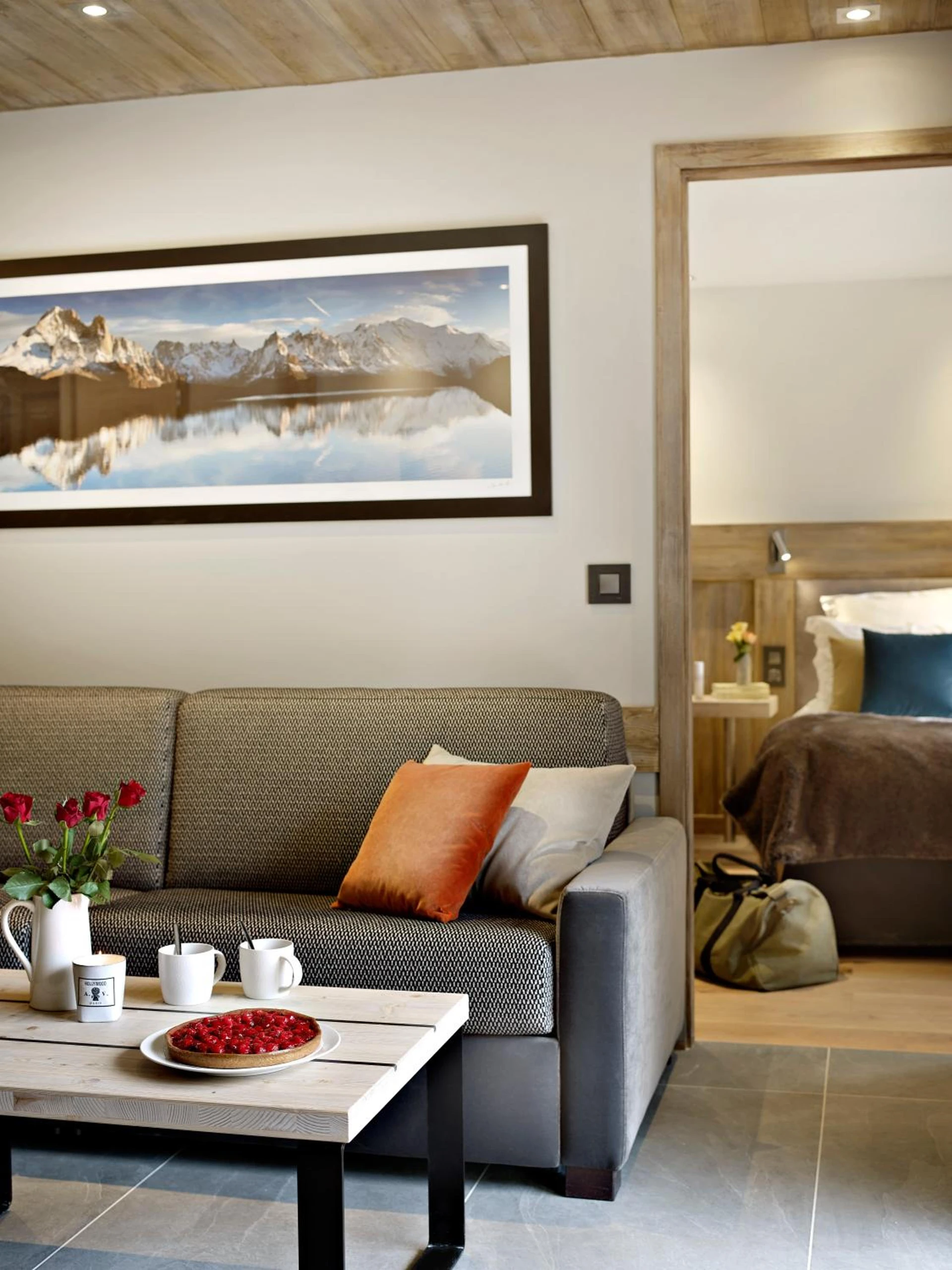 Magnifique chambre pour un séminaire d'entreprise à MGM Hôtels & Résidences - Résidence Chalets Laska - Les Contamines-Montjoie