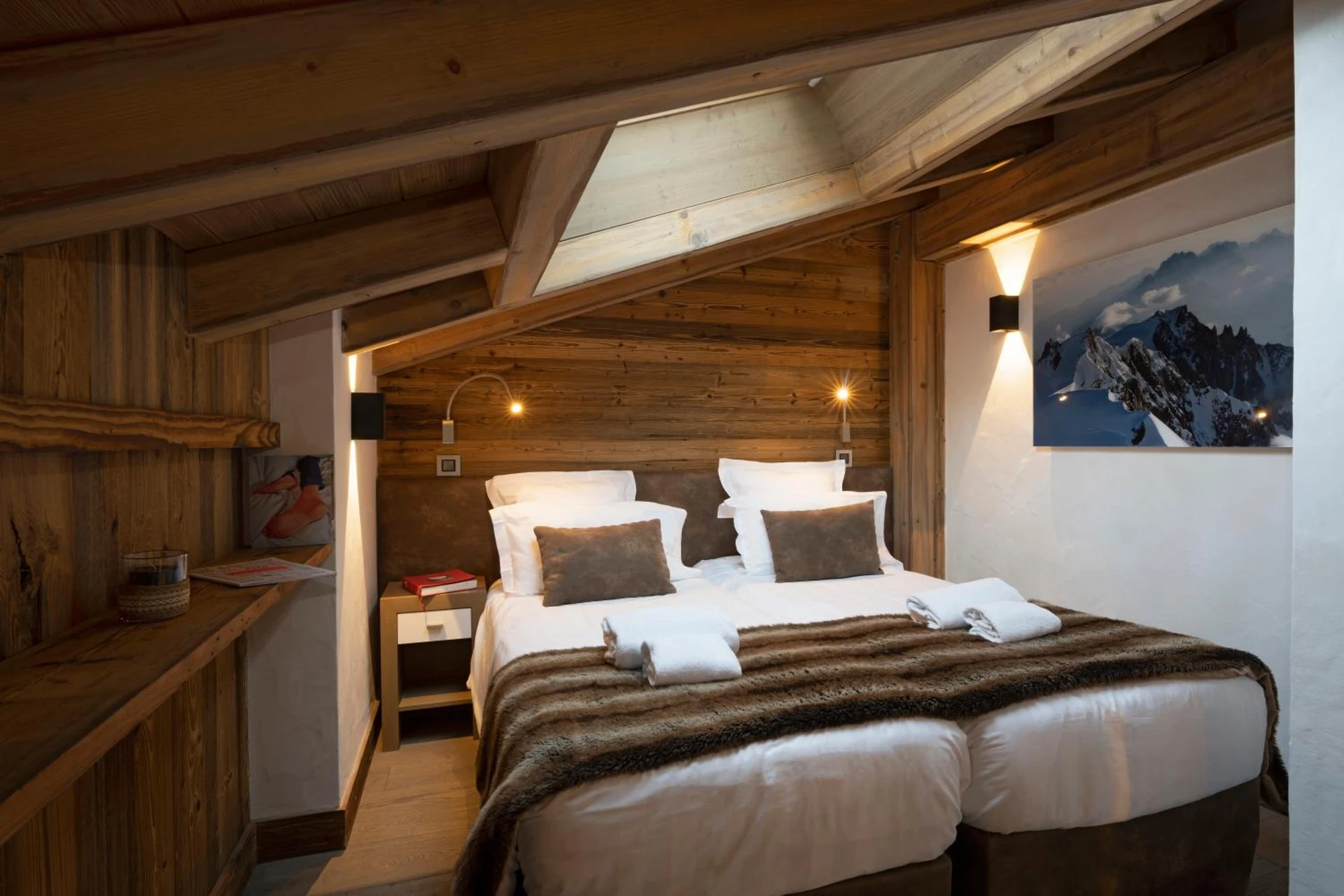 Magnifique chambre pour un séminaire d'entreprise à MGM Hôtels & Résidences - Résidence Le Cristal de Jade - Chamonix-Mont-Blanc