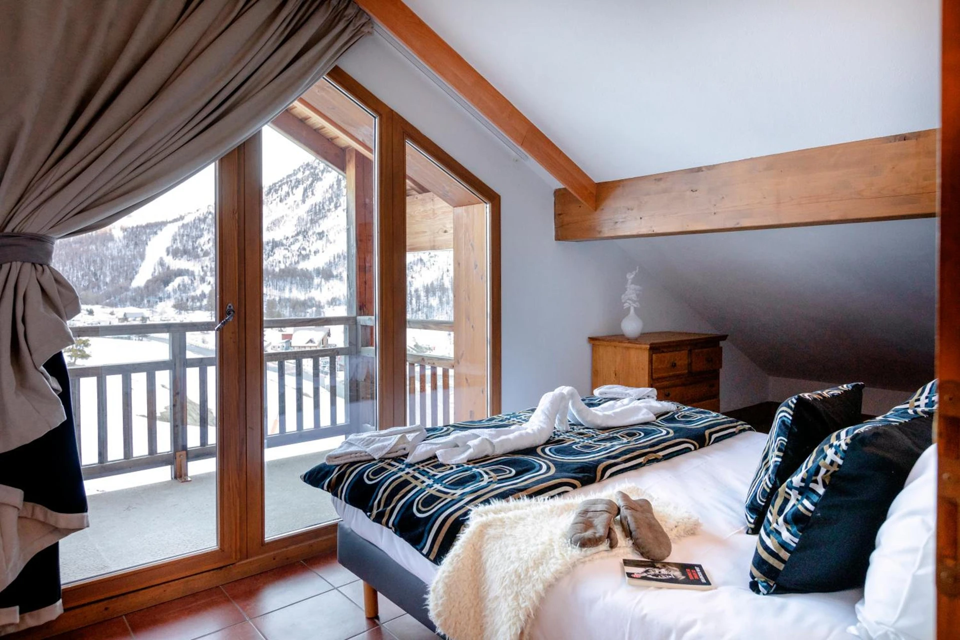 Chambre disponible pour un séminaire d'entreprise à Résidence Club mmv Le Hameau des Airelles **** - Montgenèvre