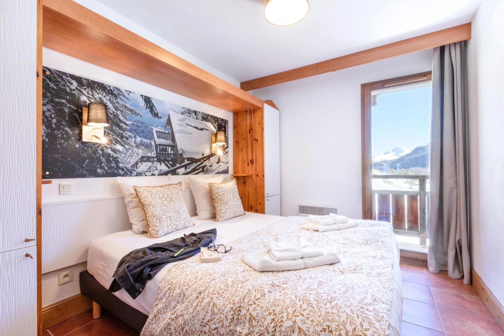 Chambre disponible pour un séminaire d'entreprise à Résidence Club mmv Le Hameau des Airelles **** - Montgenèvre