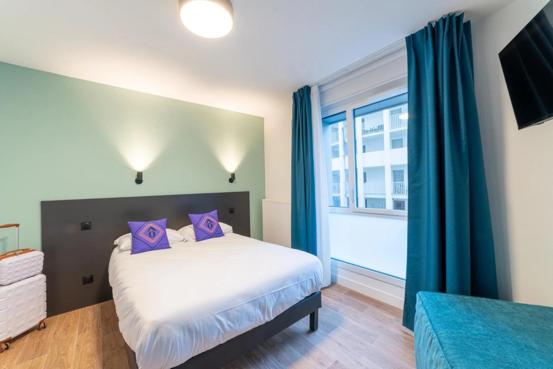 Chambre disponible pour un séminaire d'entreprise à Montempô Appart'hôtel Bordeaux Belvédère - Bordeaux