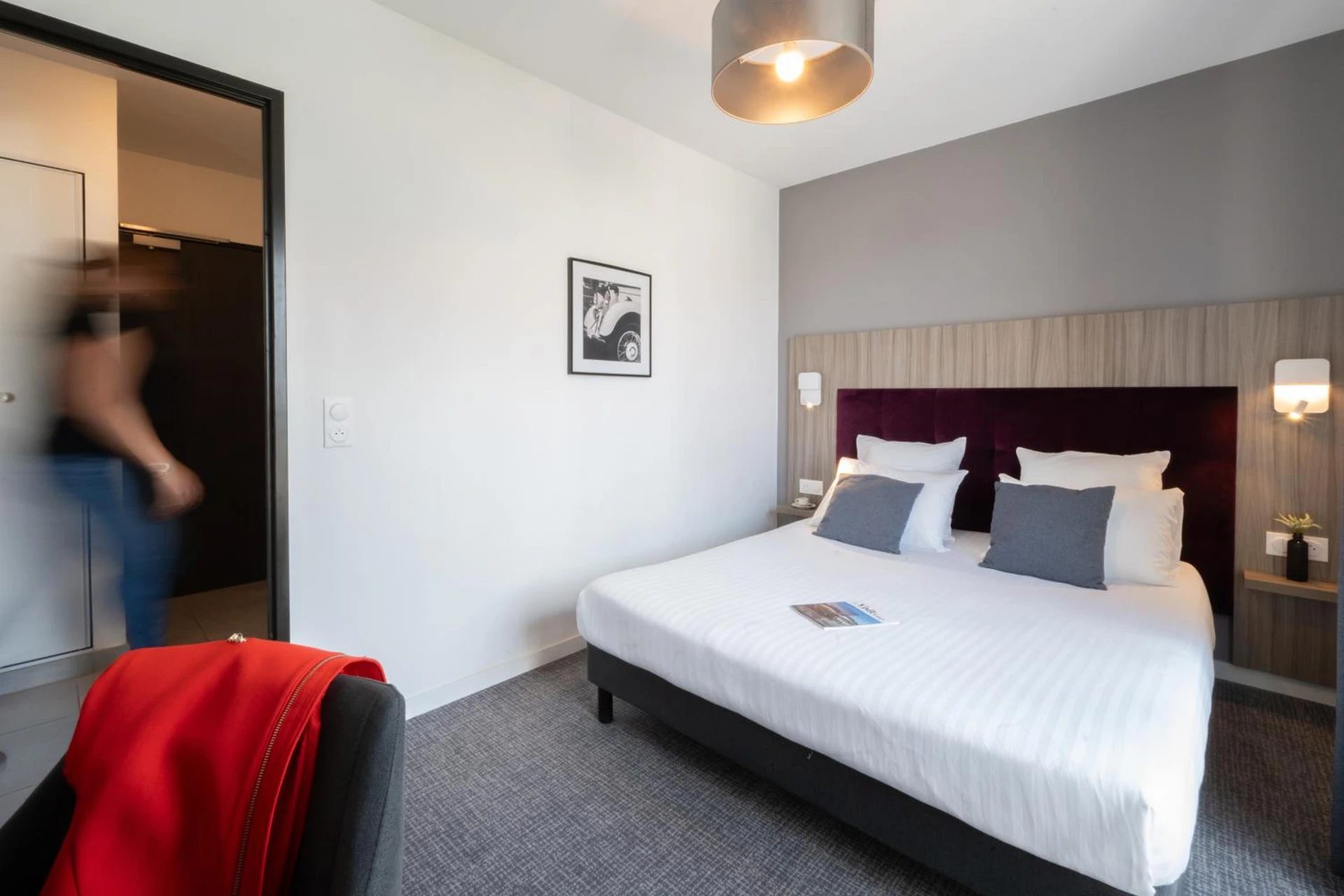 Magnifique chambre pour un séminaire d'entreprise à Nemea Appart Hotel Grand Cœur Nancy Centre - Nancy