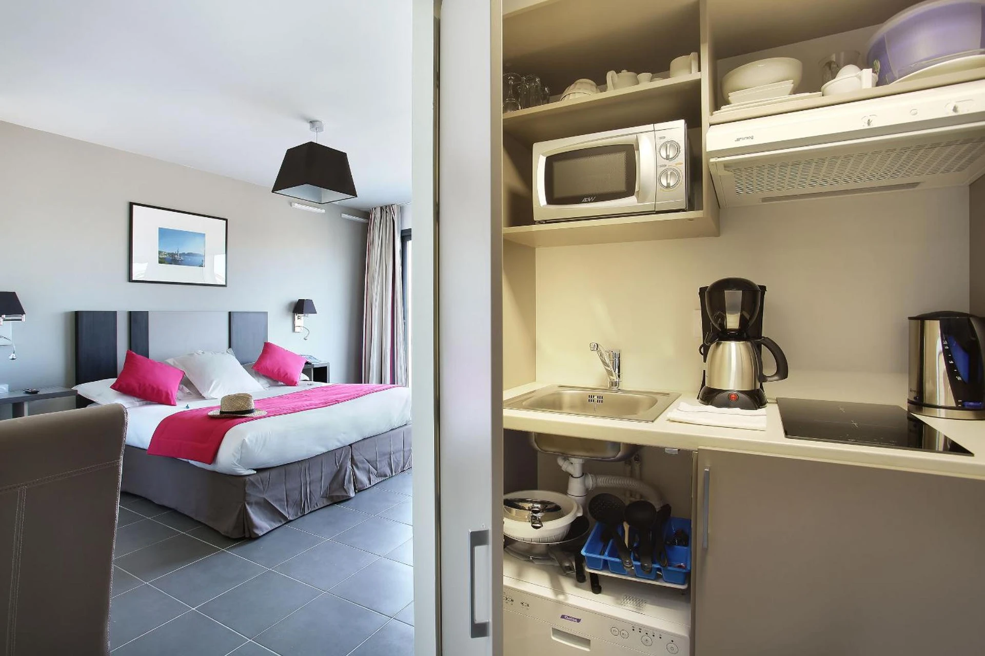 Chambre disponible pour un séminaire d'entreprise à Odalys City Marseille Prado Castellane - Marseille