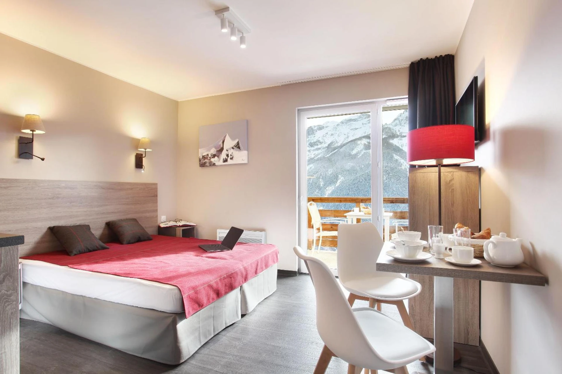 Chambre disponible pour un séminaire d'entreprise à Résidence Odalys Le Village de Praroustan - Pra-Loup