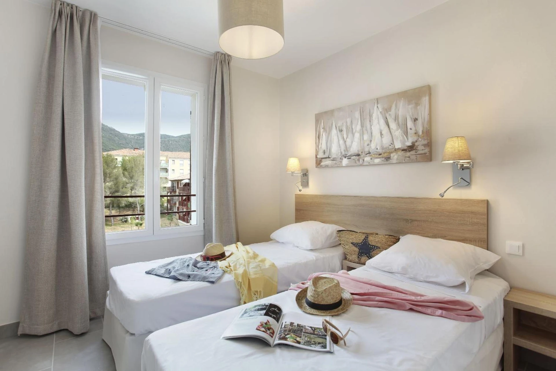 Chambre disponible pour un séminaire d'entreprise à Résidence Prestige Odalys Les Canissons - Cavalaire-sur-Mer
