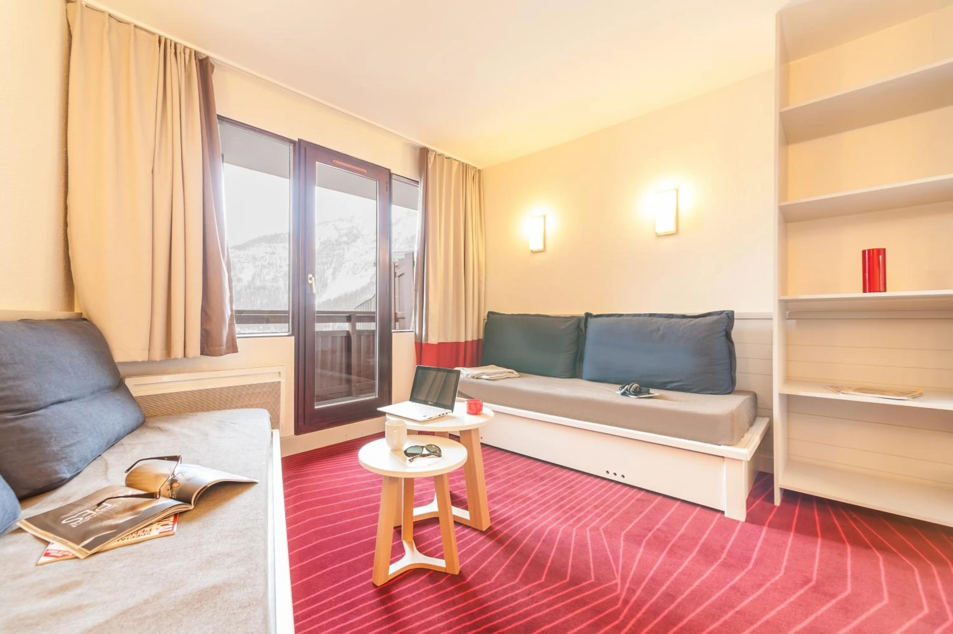 Magnifique chambre pour un séminaire d'entreprise à Résidence Pierre & Vacances La Daille - Val dʼIsère