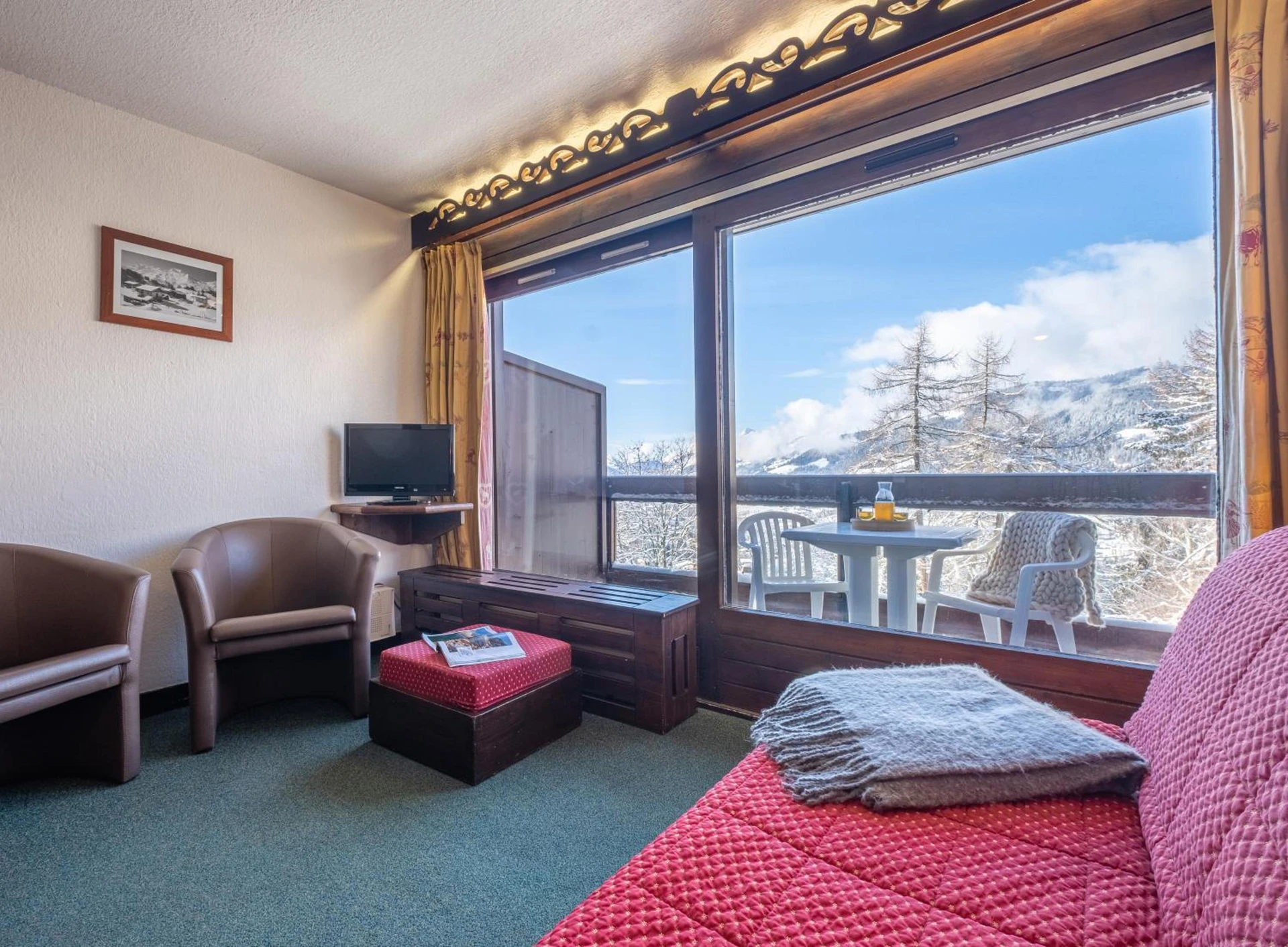 Chambre disponible pour un séminaire d'entreprise à Résidence Pierre & Vacances Le Mont d'Arbois - Megève
