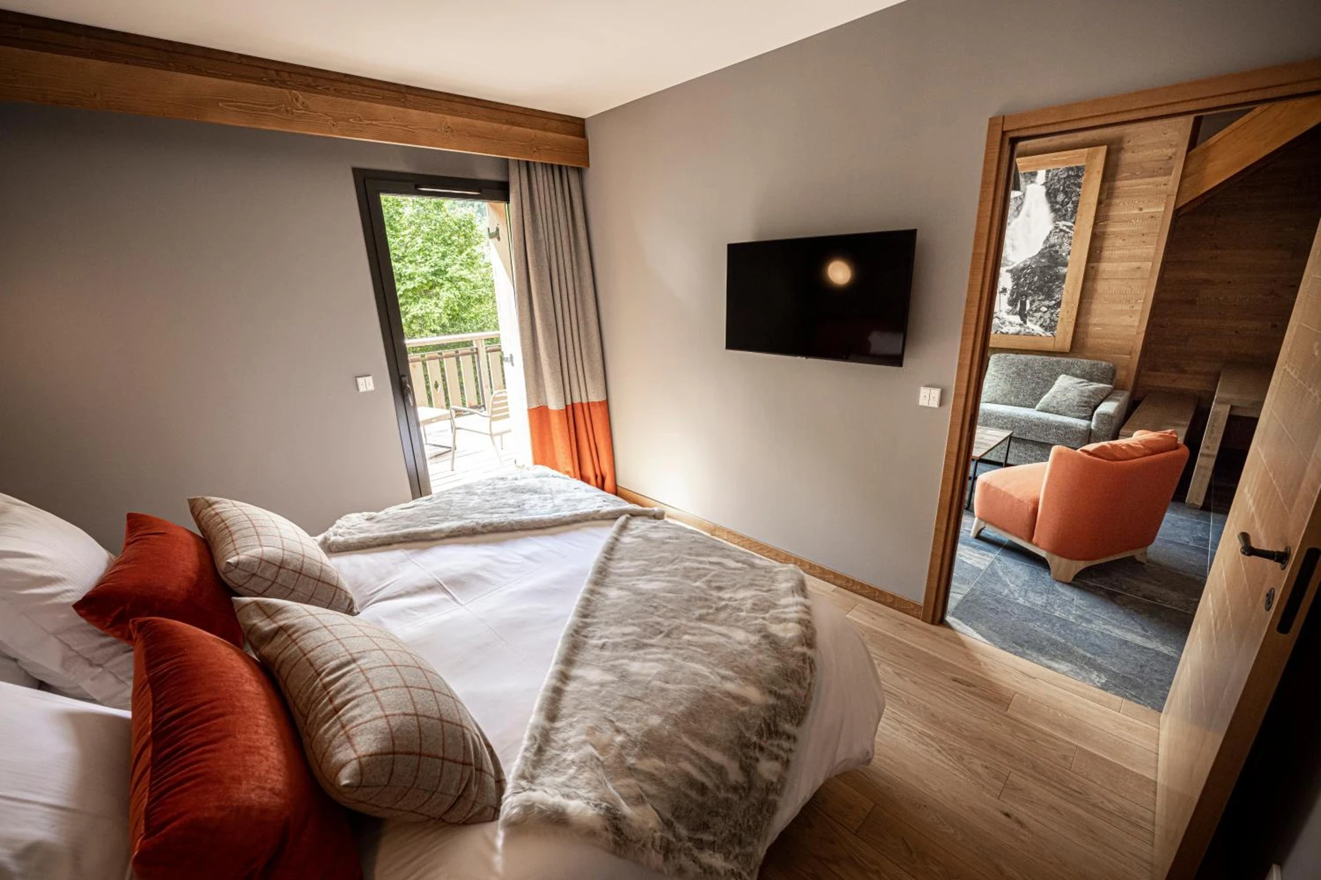Chambre disponible pour un séminaire d'entreprise à Pure Montagne Resort & Spa - Saint-Martin-Vésubie