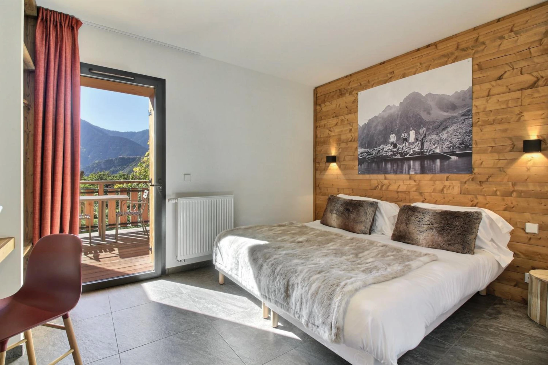 Chambre disponible pour un séminaire d'entreprise à Pure Montagne Resort & Spa - Saint-Martin-Vésubie