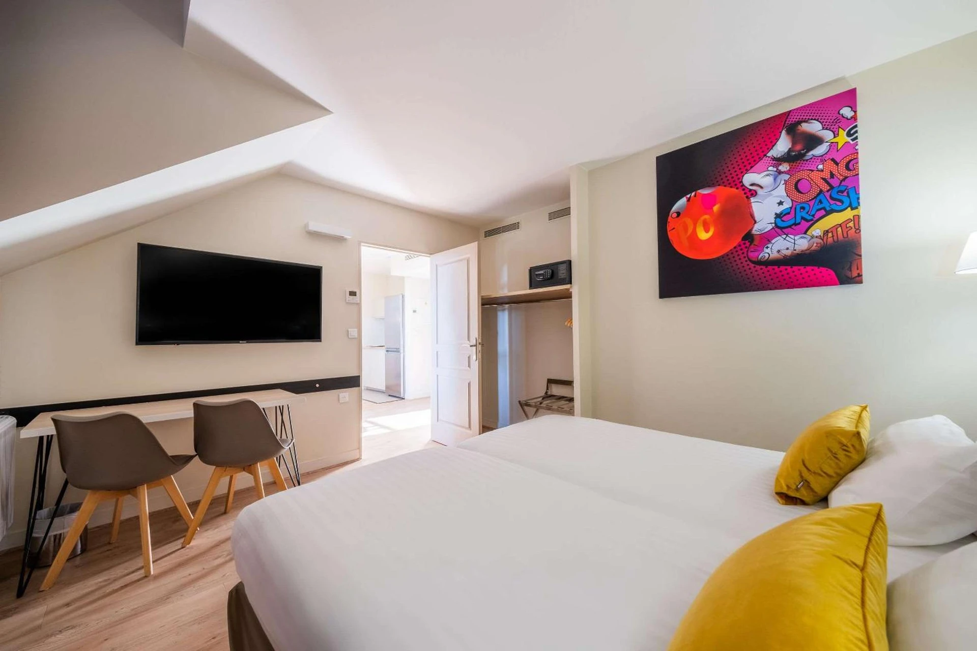 Chambre disponible pour un séminaire d'entreprise à Hôtel Quality Suites Maisons-Laffitte Paris Ouest - Maisons-Laffitte