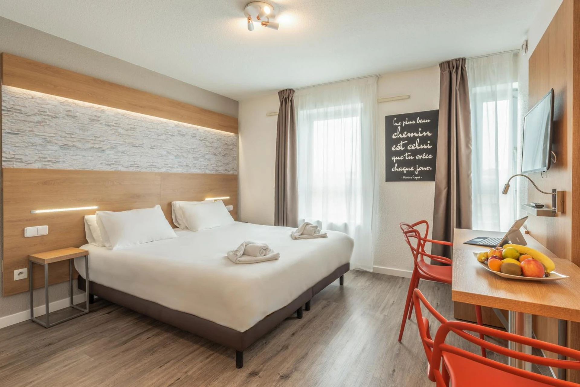 Chambre disponible pour un séminaire d'entreprise à Residhotel Lyon Part Dieu - Lyon