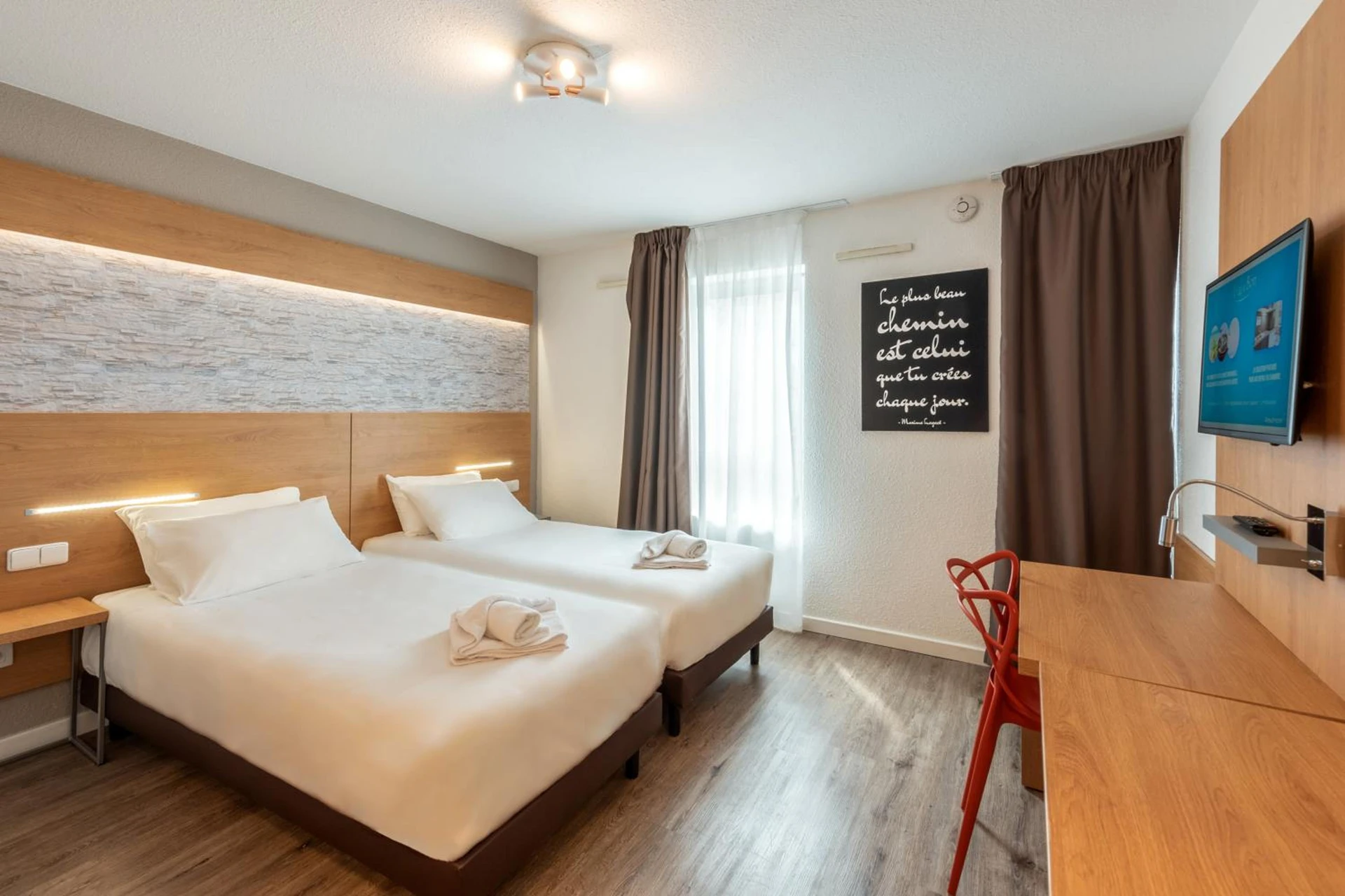 Magnifique chambre pour un séminaire d'entreprise à Residhotel Lyon Part Dieu - Lyon
