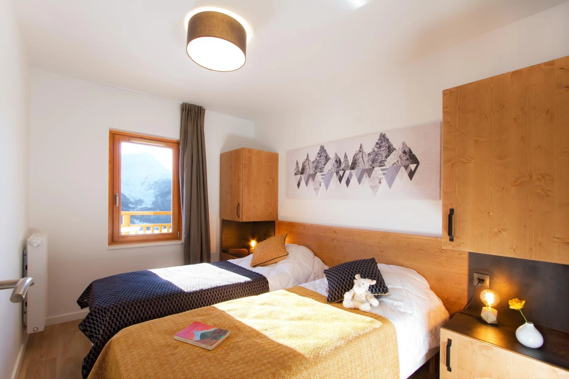 Chambre disponible pour un séminaire d'entreprise à Résidence Prestige Odalys Rochebrune Les Cimes - Orcières