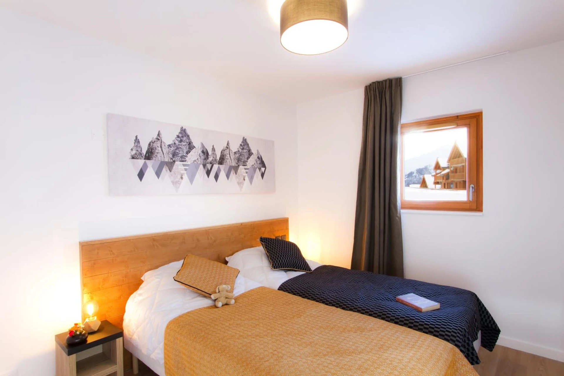 Magnifique chambre pour un séminaire d'entreprise à Résidence Prestige Odalys Rochebrune Les Cimes - Orcières