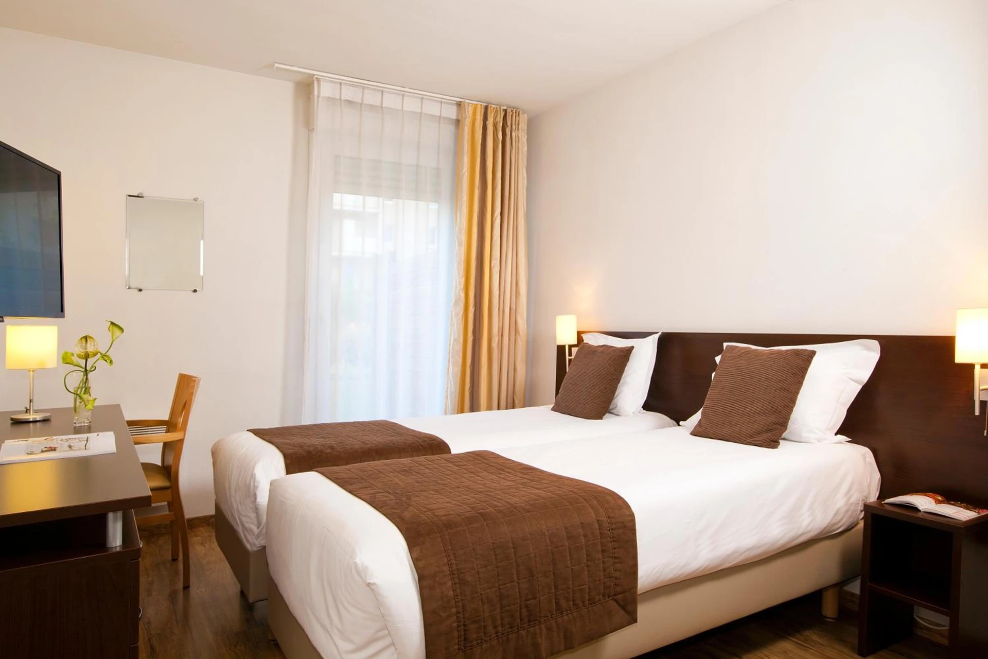 Chambre disponible pour un séminaire d'entreprise à Séjours & Affaires Caen Le Clos Beaumois - Caen