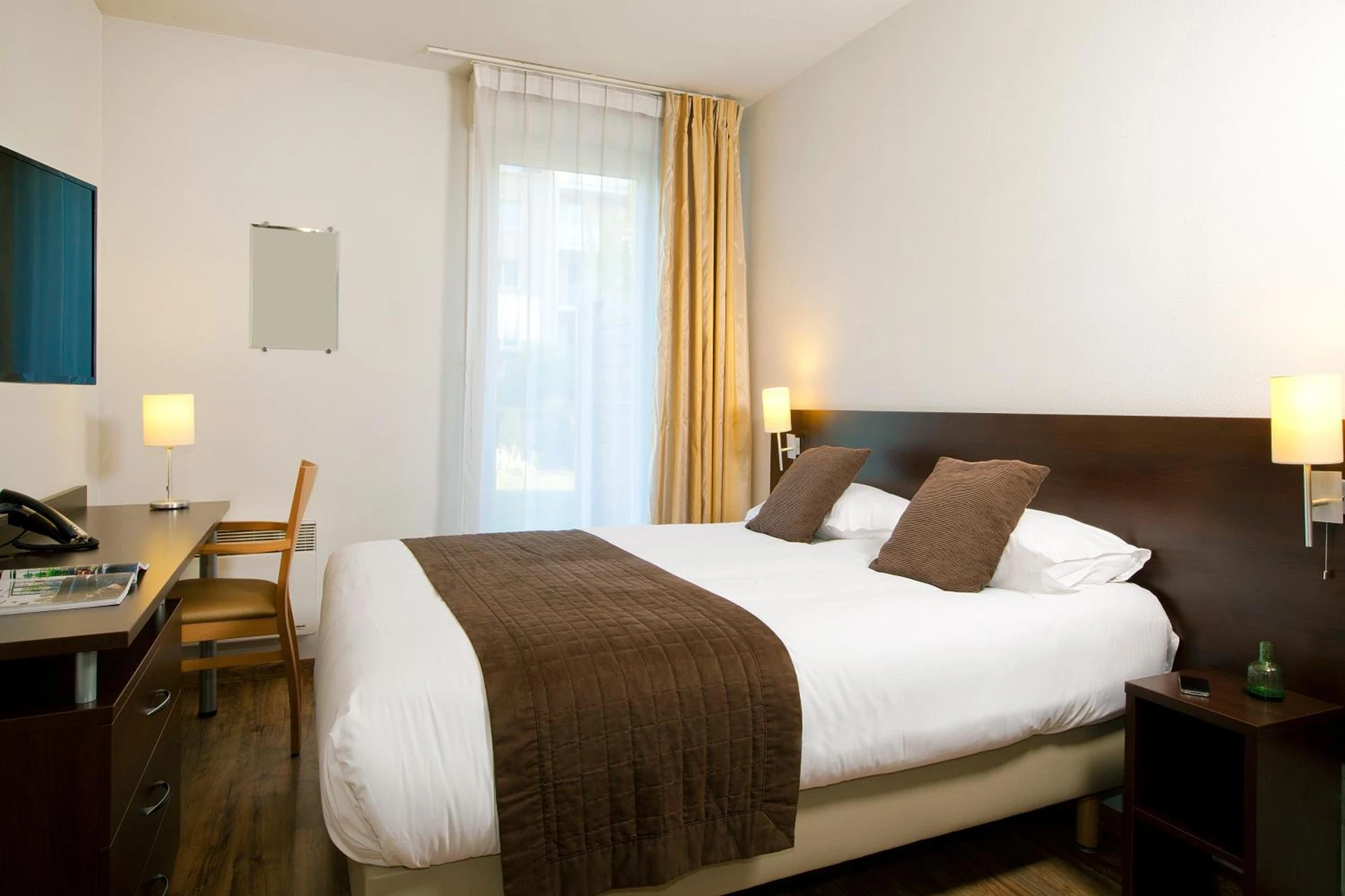 Chambre disponible pour un séminaire d'entreprise à Séjours & Affaires Caen Le Clos Beaumois - Caen