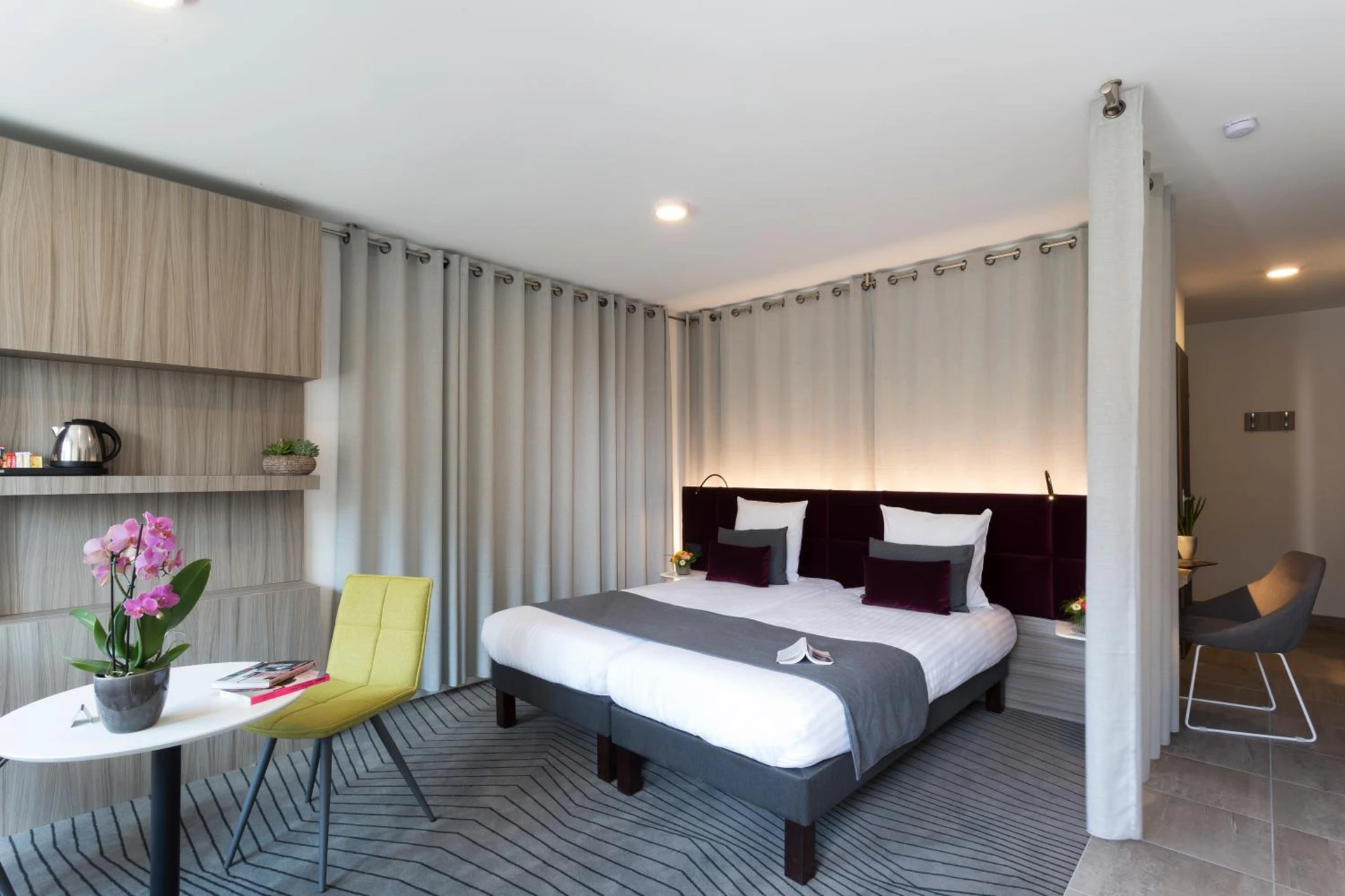 Magnifique chambre pour un séminaire d'entreprise à Nemea Appart Hotel So Cloud Lyon Gare Part-Dieu - Lyon