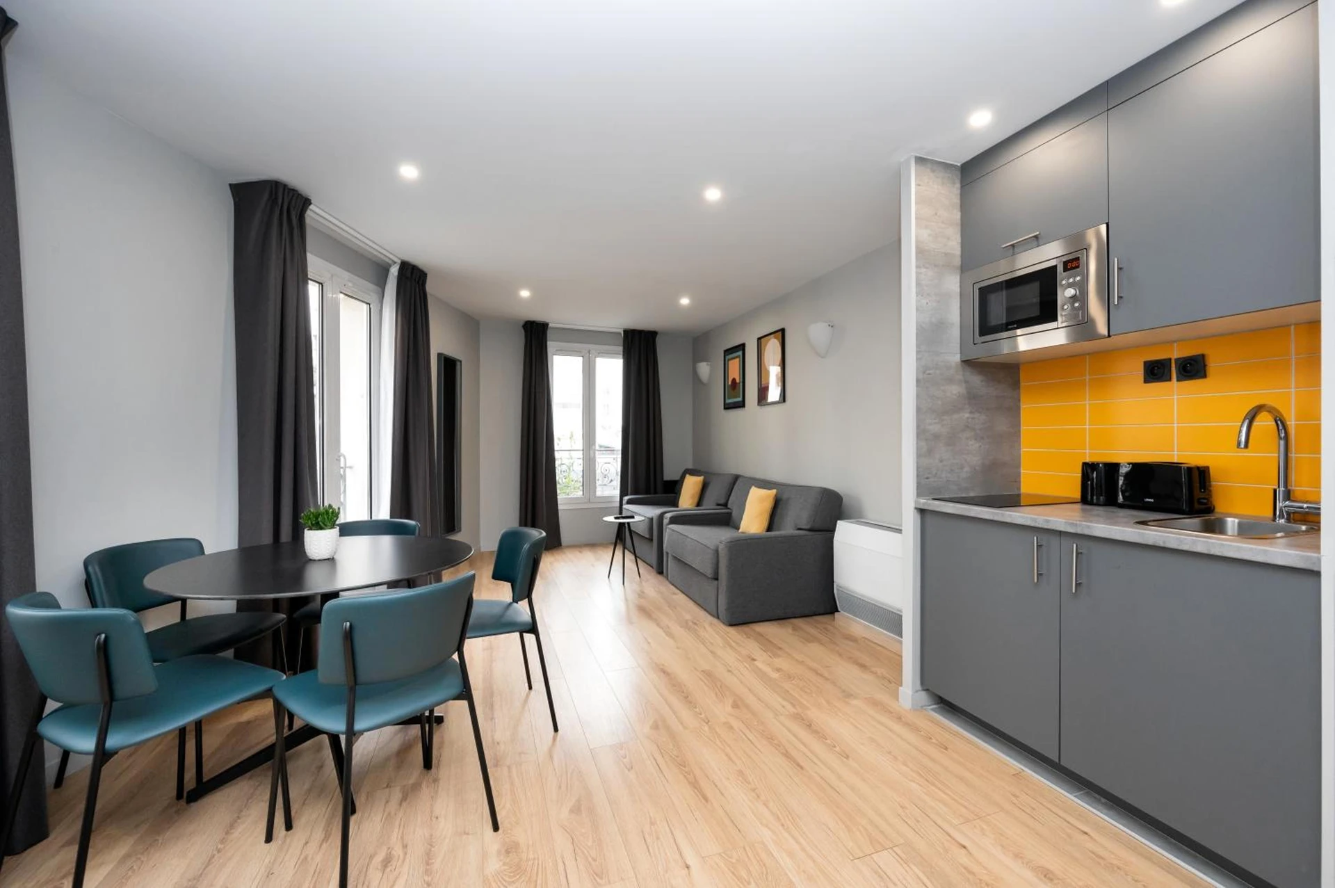 Lieu convivial pour un séminaire d'entreprise à Staycity Aparthotels Paris Gare de l'Est - Paris - En savoir plus 