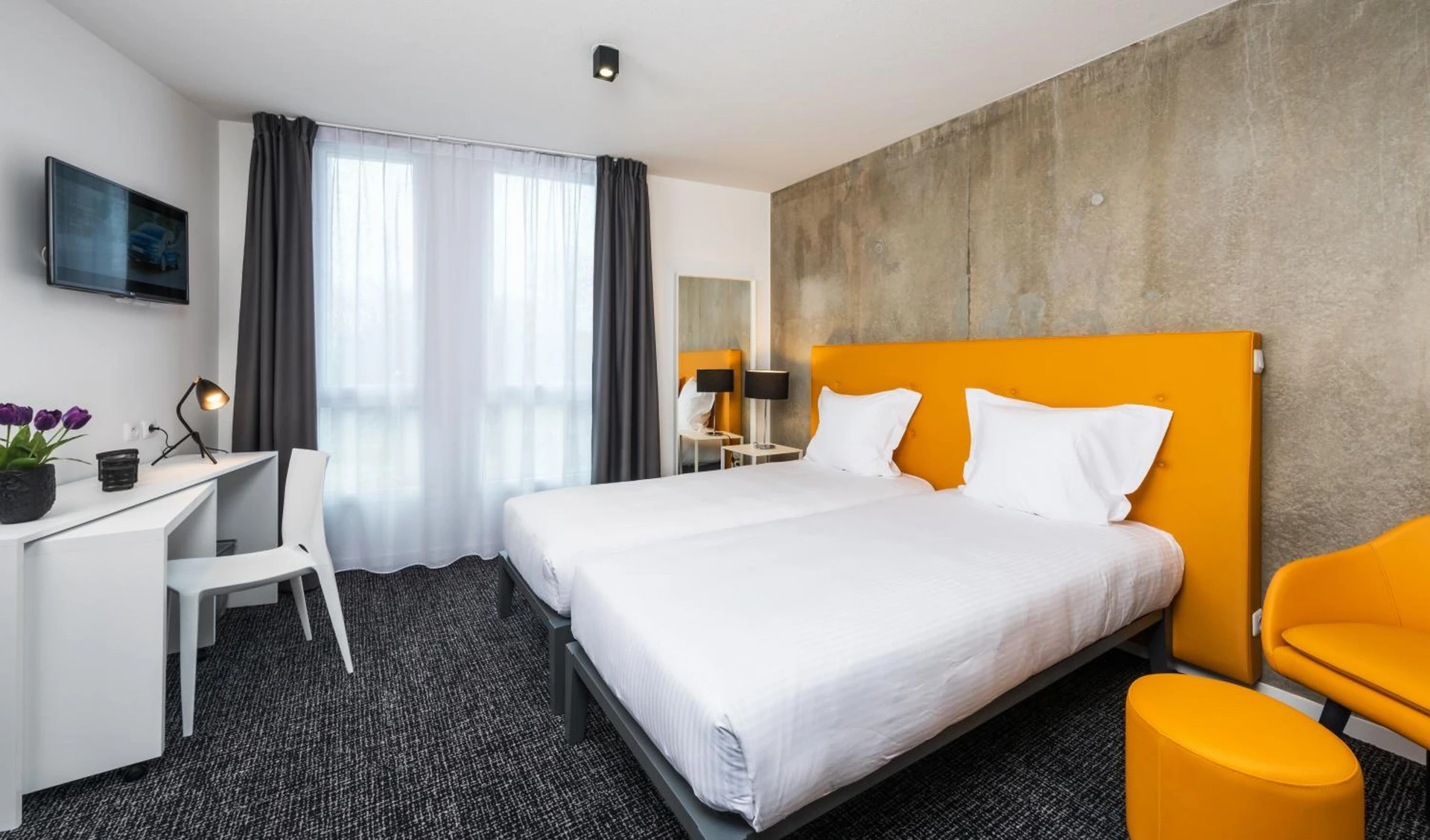 Chambre disponible pour un séminaire d'entreprise à Ténéo Apparthotel Talence - Espeleta - Talence