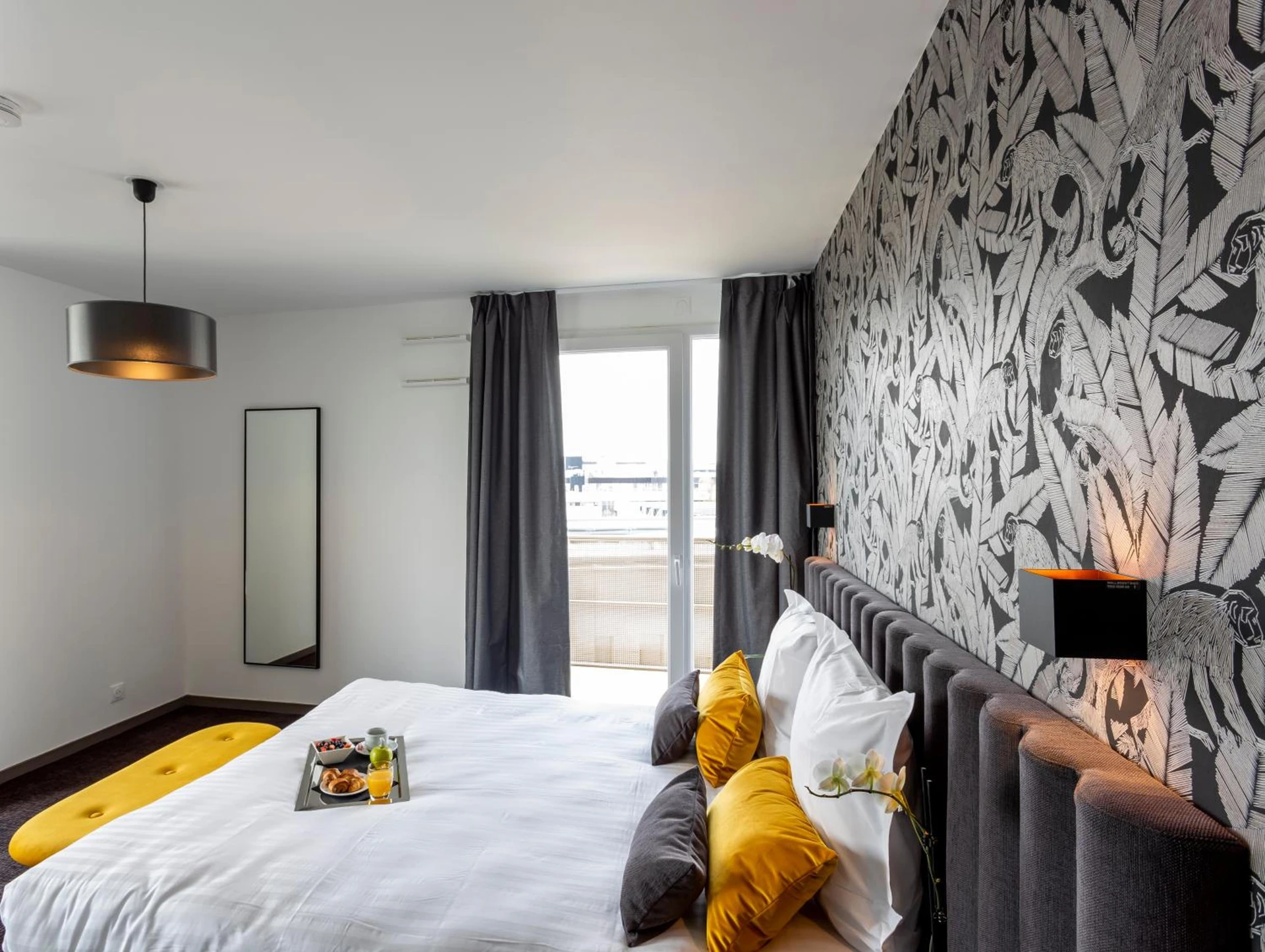 Magnifique chambre pour un séminaire d'entreprise à Nemea Appart Hotel Europe Velizy Villacoublay - Vélizy-Villacoublay