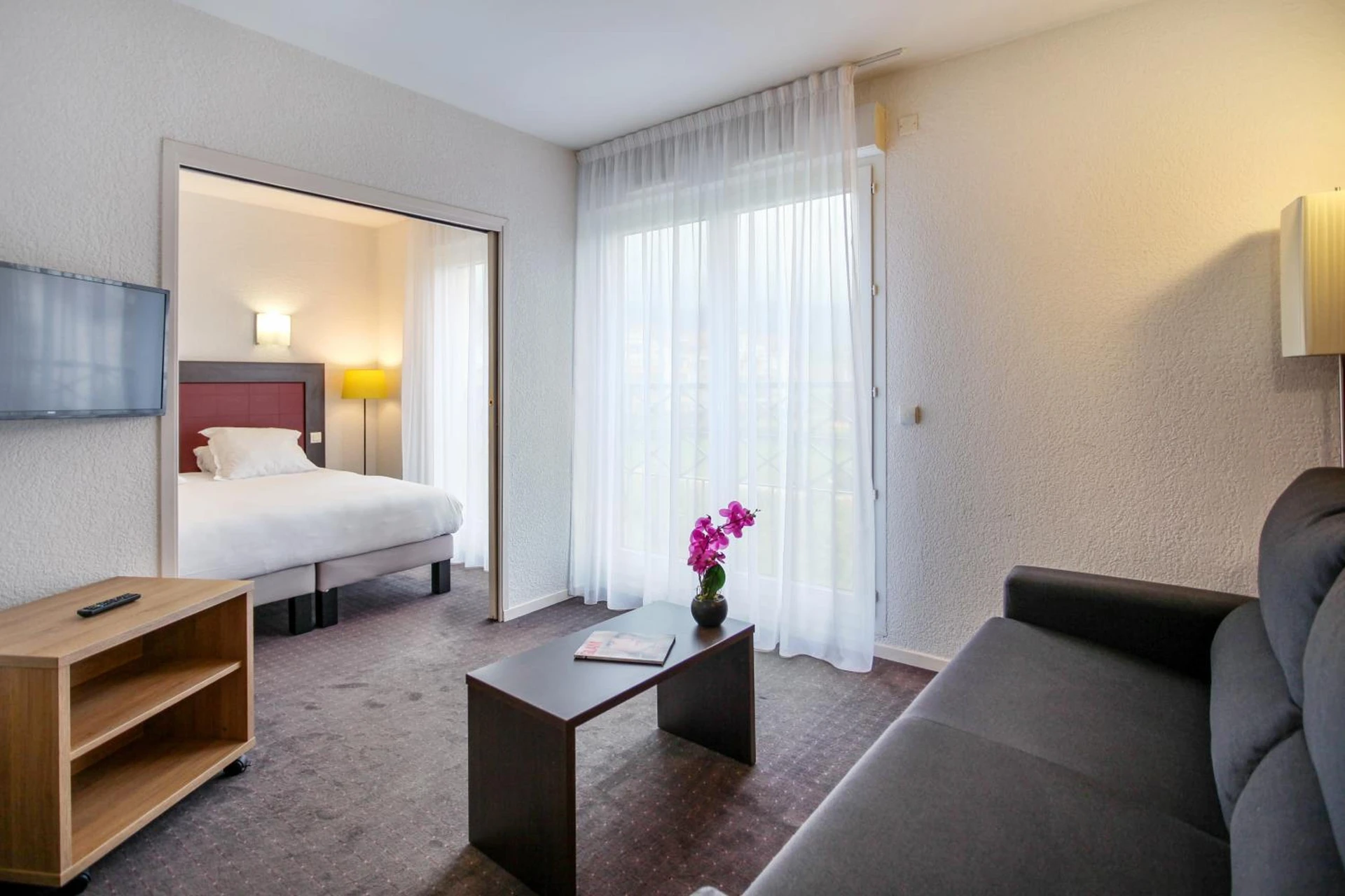 Chambre disponible pour un séminaire d'entreprise à Zenitude Hôtel-Résidences Divonne Confort - Divonne-les-Bains