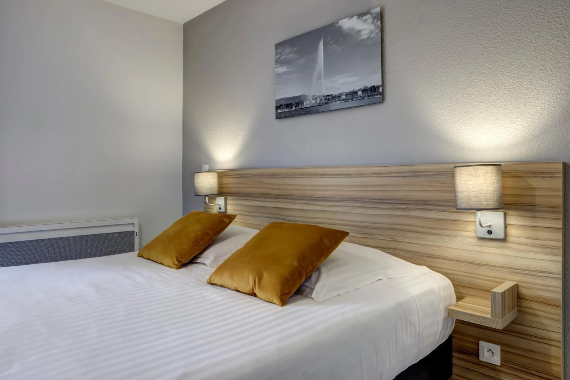 Chambre disponible pour un séminaire d'entreprise à Zenitude Hôtel-Résidences L'Orée du Parc - Divonne-les-Bains