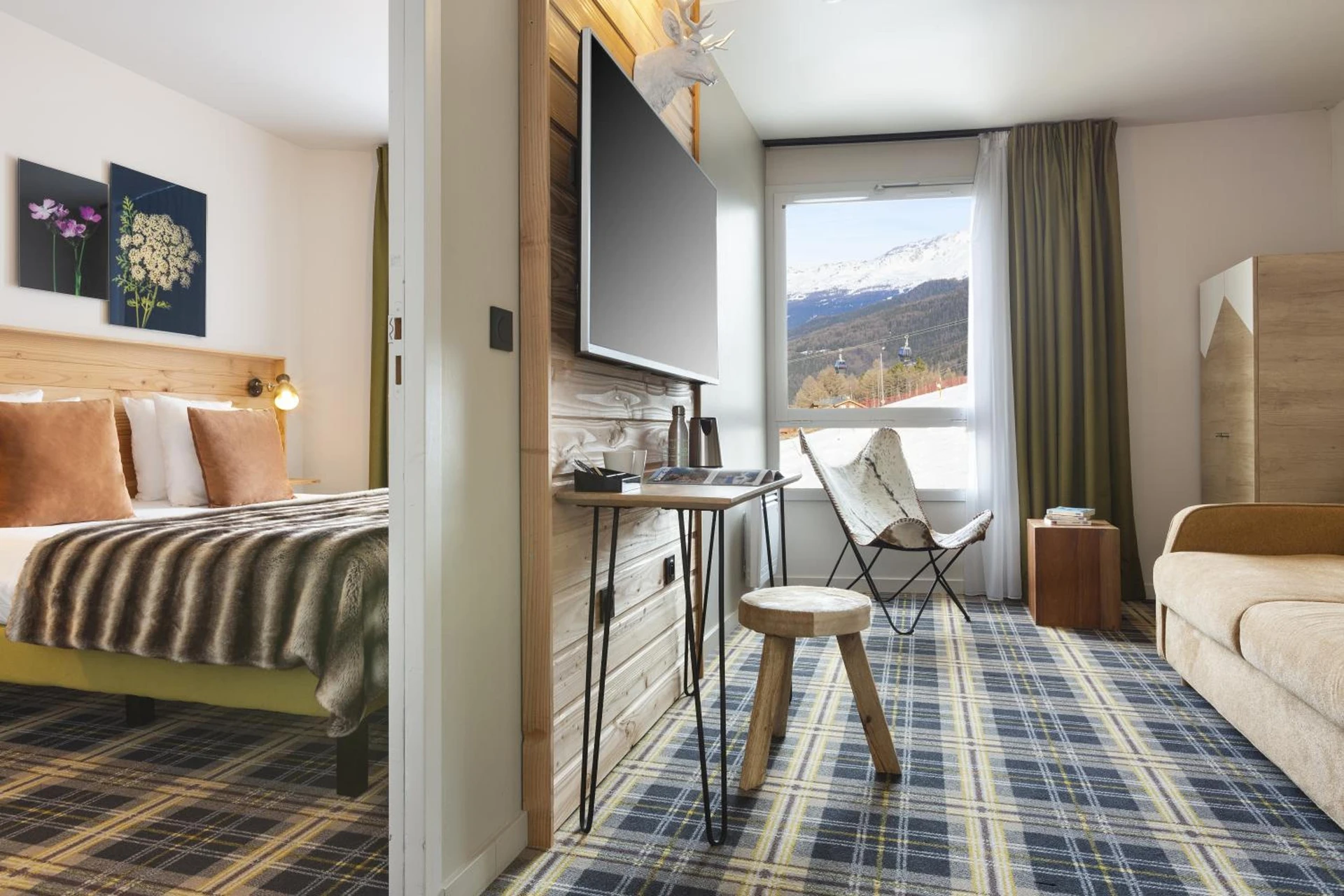 Chambre disponible pour un séminaire d'entreprise à SOWELL Family La Lauzière - Aime-La-Plagne