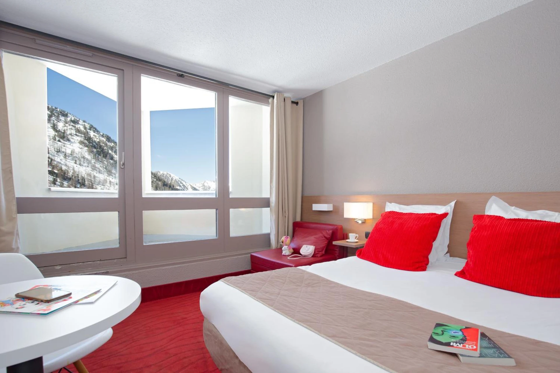 Chambre disponible pour un séminaire d'entreprise à SOWELL HOTELS Le Pas du Loup - Isola 2000