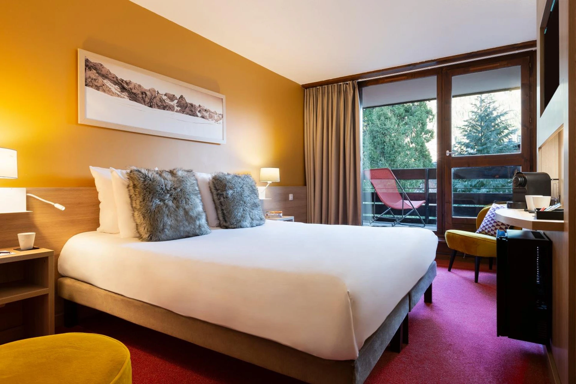 Chambre à SOWELL HOTELS Mont Blanc et SPA - Organiser un séminaire d'entreprise à Saint-Gervais-les-Bains