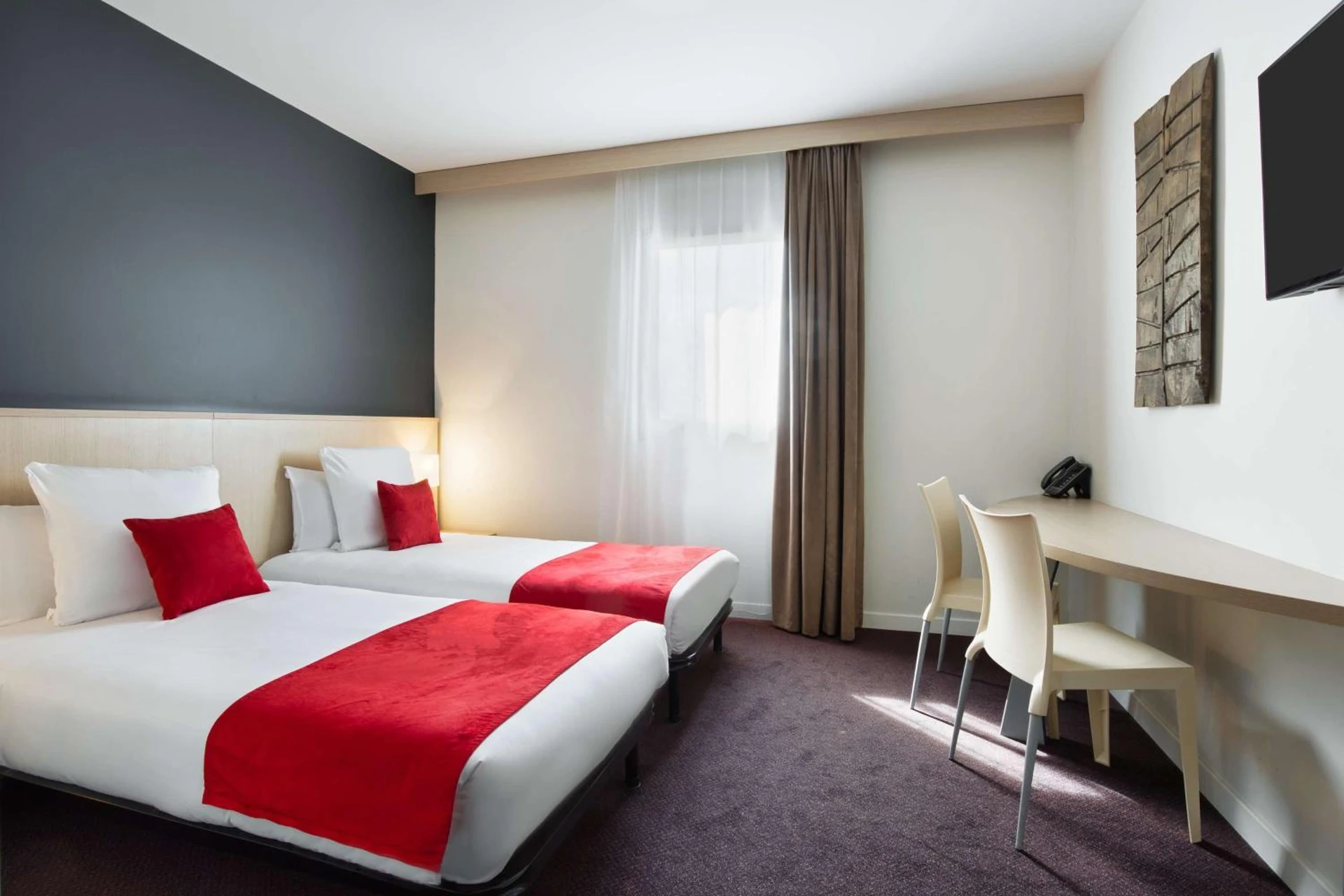 Chambre disponible pour un séminaire d'entreprise à Sure Hotel by Best Western Nantes Beaujoire - Nantes