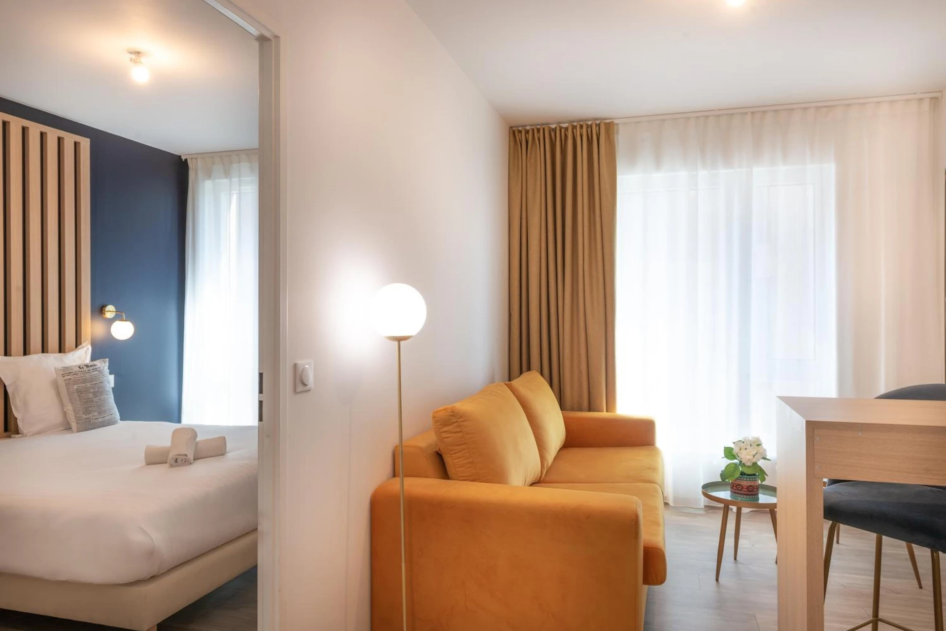 Chambre disponible pour un séminaire d'entreprise à The Originals Résidence Le Monde Paris Ivry Confluence - Ivry-sur-Seine