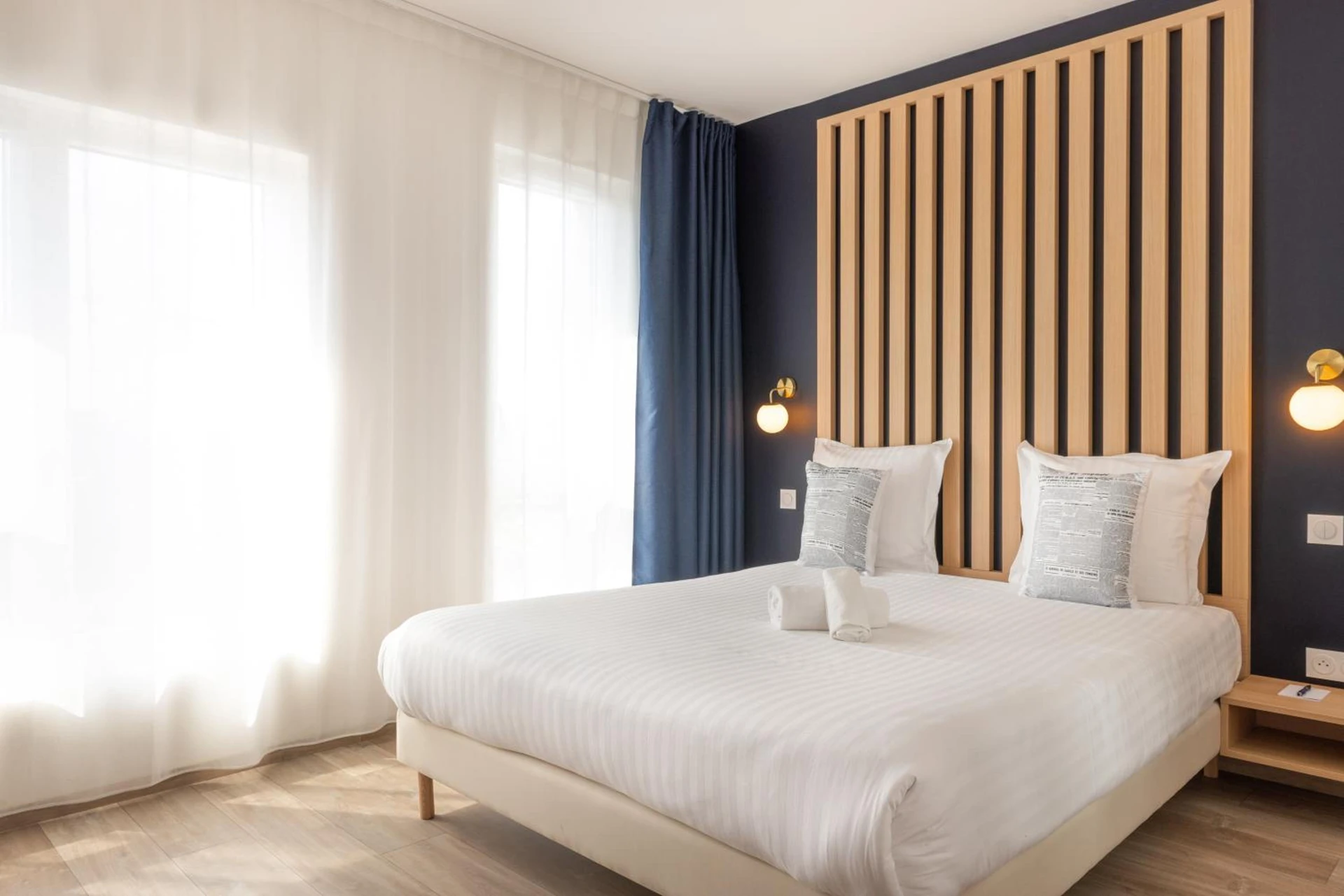 Magnifique chambre pour un séminaire d'entreprise à The Originals Résidence Le Monde Paris Ivry Confluence - Ivry-sur-Seine