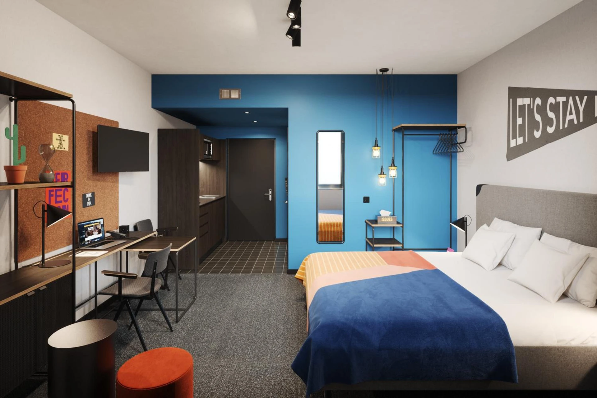 Chambre disponible pour un séminaire d'entreprise à The Social Hub Toulouse - Toulouse