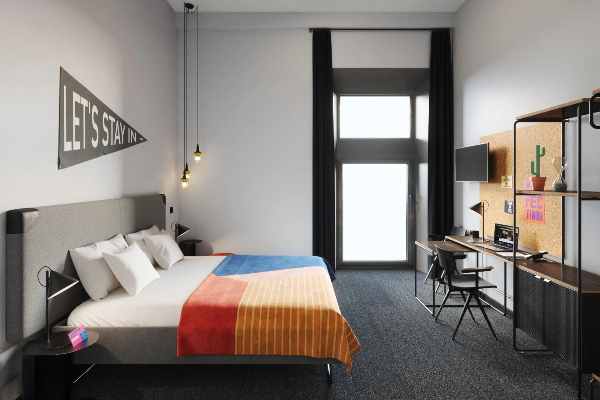 Chambre disponible pour un séminaire d'entreprise à The Social Hub Toulouse - Toulouse